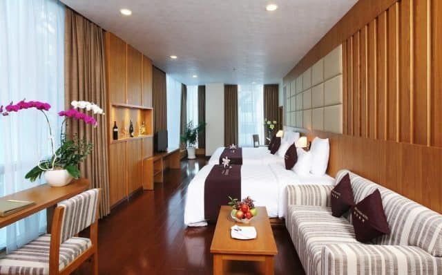 Phòng nghỉ sang trọng tại Eden Star Saigon Hotel (ảnh ST)