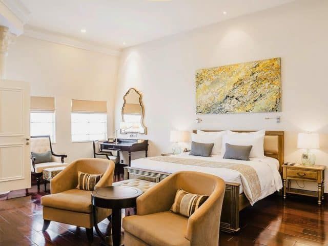 Phòng nghỉ sang trọng tại Villa Sông Sài Gòn (Ảnh ST)
