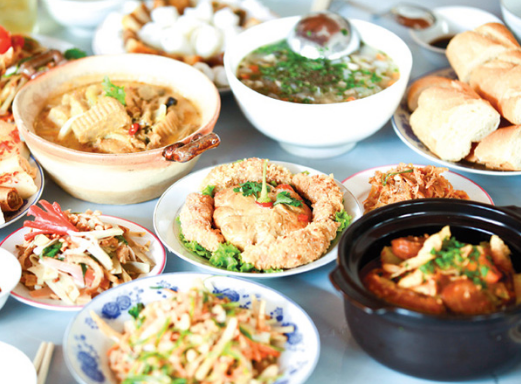 Những món chay tại nhà hàng An Duyên