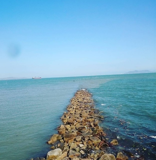 Hình ảnh các bãi đá đảo Thạnh An