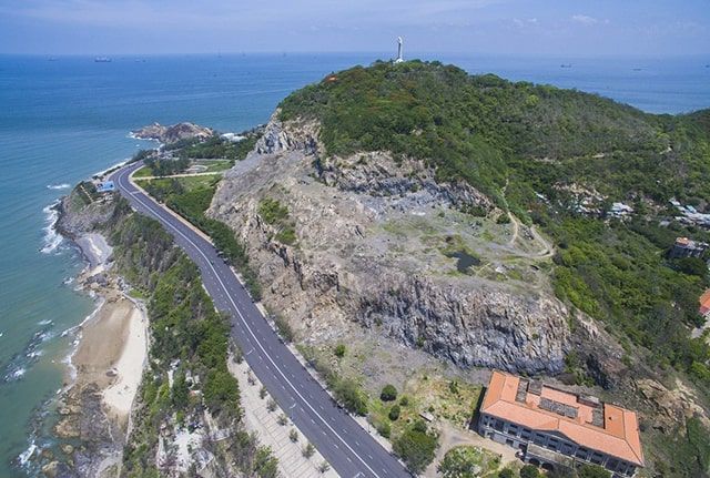 Đồi Con Heo Vũng Tàu từ trên cao