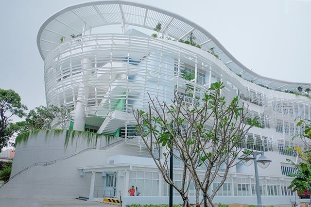 Thiết kế độc lạ, nơi này có nhiều điểm đẹp để check-in