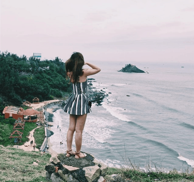 Hòa mình vào làn gió biển (ảnh sưu tầm)