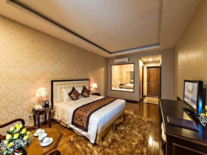 Phòng nghỉ đầy đủ tiện nghi và vô cùng sang trọng