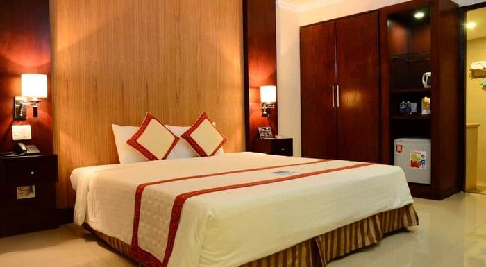 Bên trong khách sạn với không gian ấm cúng tiện nghi