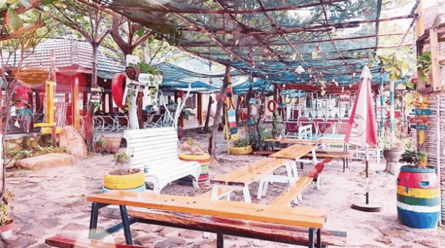 Cảnh đẹp tại một khu du lịch ở Vũng Tàu