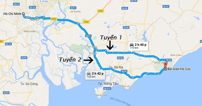 Con đường tới hồ Cốc