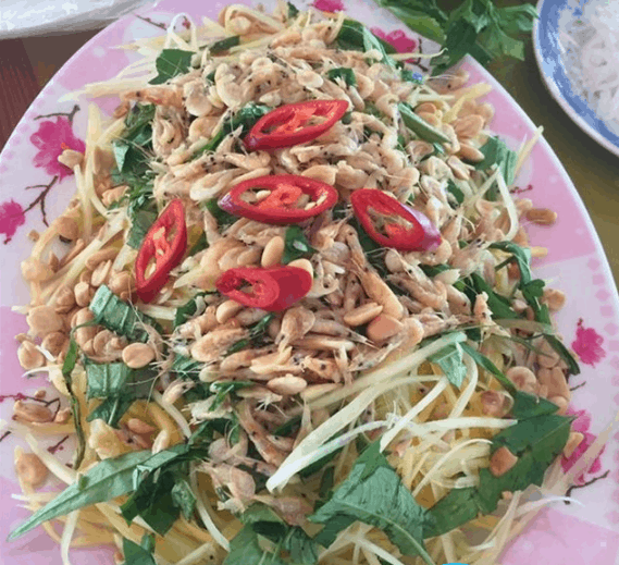 Ẩm thực dân dã tại khu du lịch sinh thái ở Vũng Tàu (sưu tầm)
