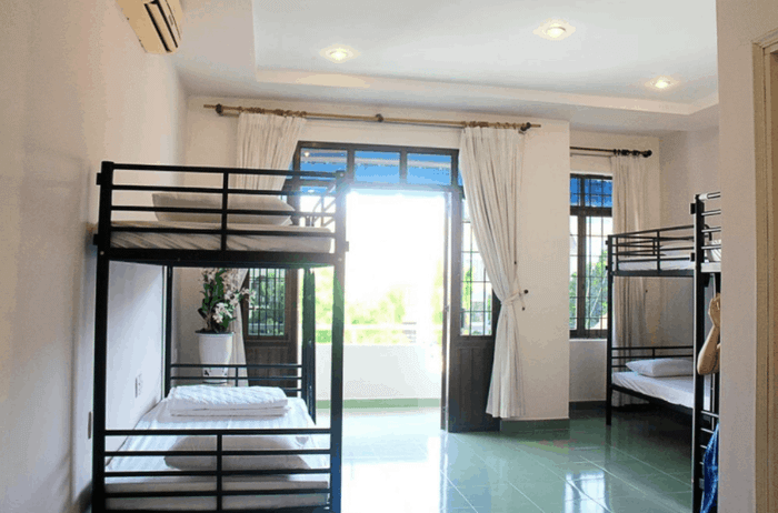 Tại Tiamo Hostel có nhiều phòng tập thể cho bạn lựa chọn
