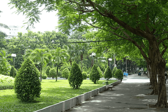 Refreshing Green Space at September 23 Park