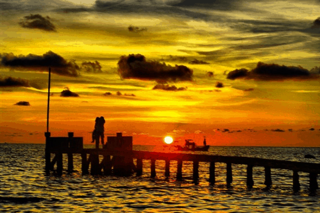 Moment hoàng hôn ở Mũi Dinh Cậu