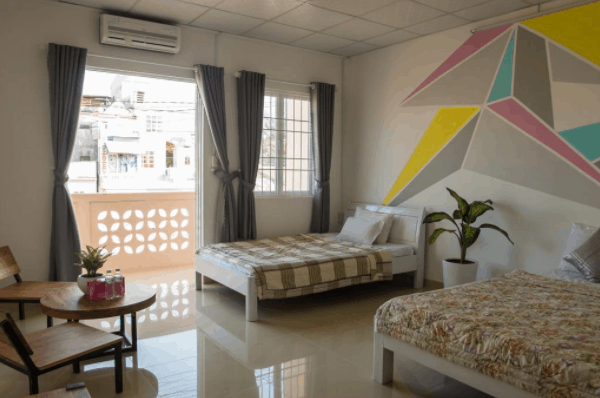 Không gian phòng nghỉ tại khách sạn House No.1 - Phú Quốc
