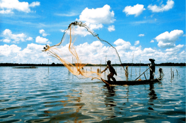 Một ngày bình yên tịa Búng Bình Thiên