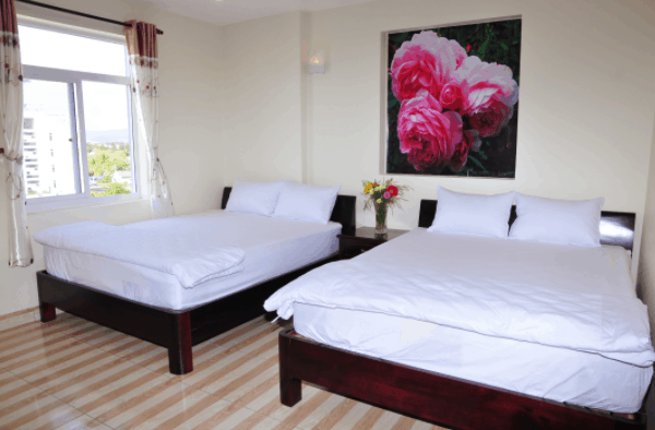 Phòng nghỉ đẹp tại khách sạn Tùng Hương