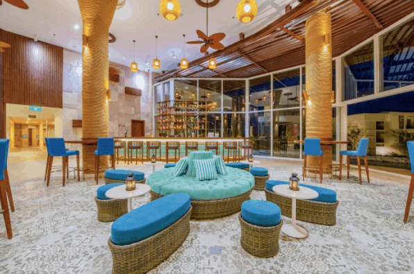 Sảnh của resort Sol Beach House
