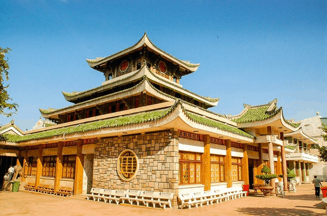 Chùa Bà Châu Đốc An Giang với kiến trúc độc đáo