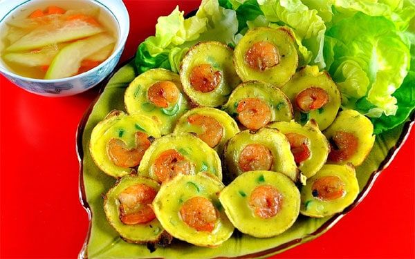 Hình ảnh thú vị về món bánh khọt đặc sản Vũng Tàu (ảnh ST)