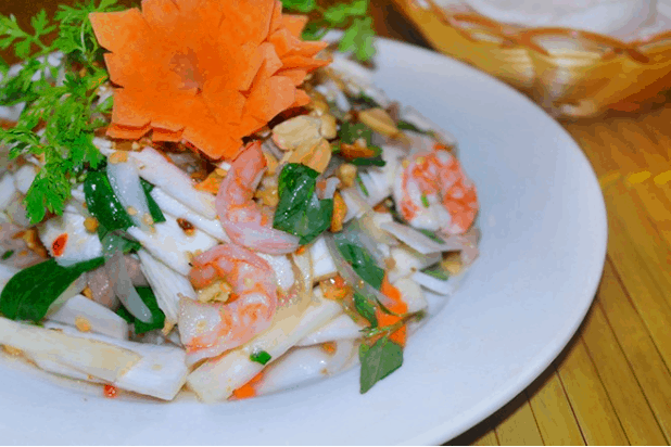 gỏi củ hũ dừa
