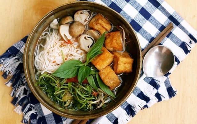 Bún Thái chay hấp dẫn (ảnh ST)
