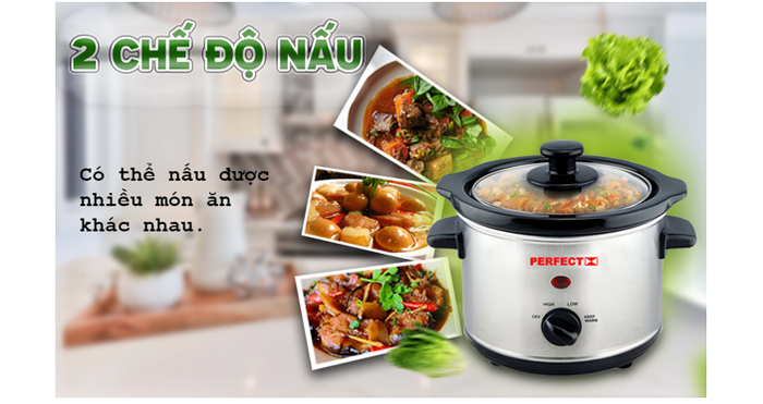2 chế độ nấu