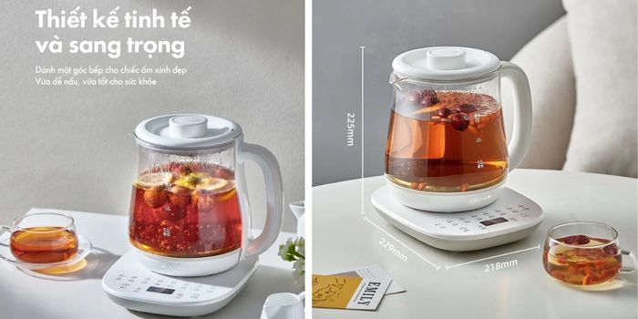 Bình Đun Bear YSH-D15V7– Đồ uống đơn giản và dễ nấu