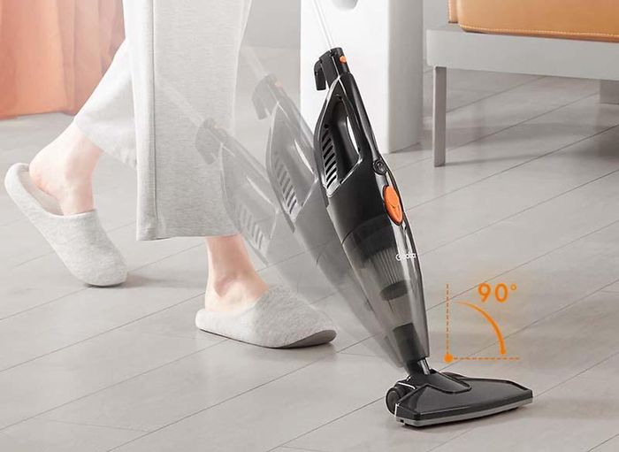 Máy hút bụi Gaabor GVCW-M15AS trang bị chổi quét xoay 90 độ