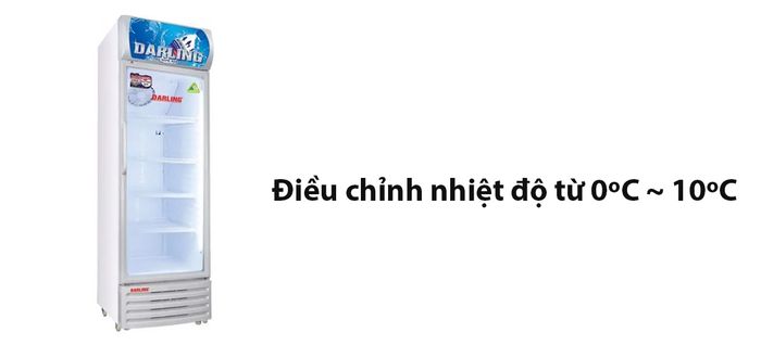 Điều chỉnh nhiệt độ từ 0º~ 10ºC