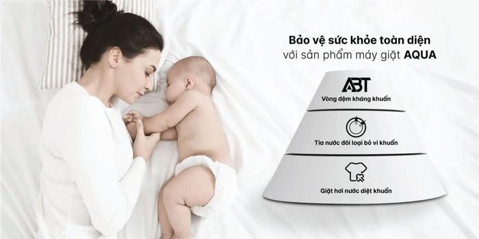 Máy giặt AQUA Inverter 10kg AQD-A1000G.S