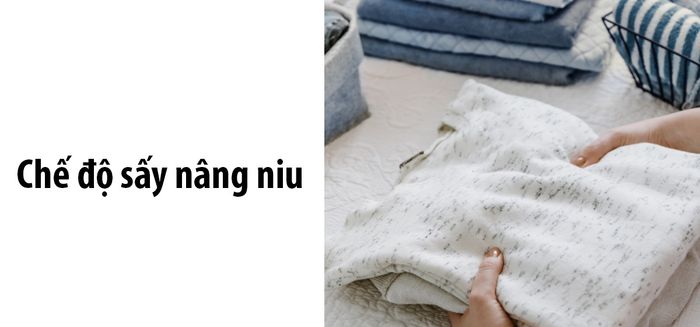 Chế độ sấy Hybrid Dry trên Máy Giặt Sấy Panasonic Inverter 10/6 Kg NA-S106FR1BV