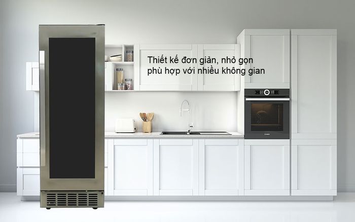 Thiết kế đơn giản, nhỏ gọn phù hợp với nhiều không gian