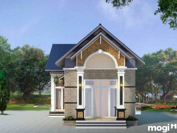 mẫu nhà ống 1 tầng đẹp 5x20