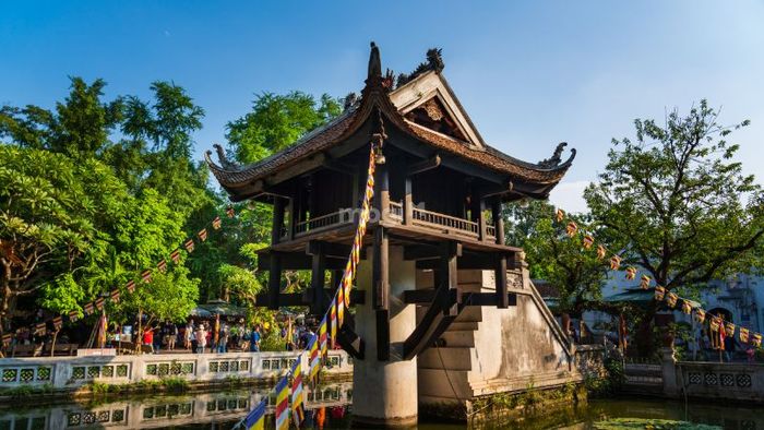 Chùa Một Cột là một trong những biểu tượng đặc trưng của Hà Nội.