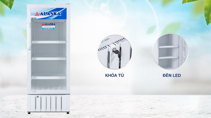 Tủ mát Alaska 230 lít LC-333H - Tiện ích