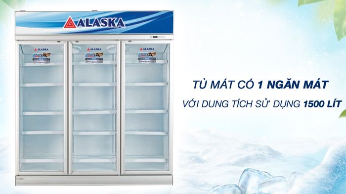 Tủ mát Alaska 1500 lít LC-1500C3 - Thiết kế