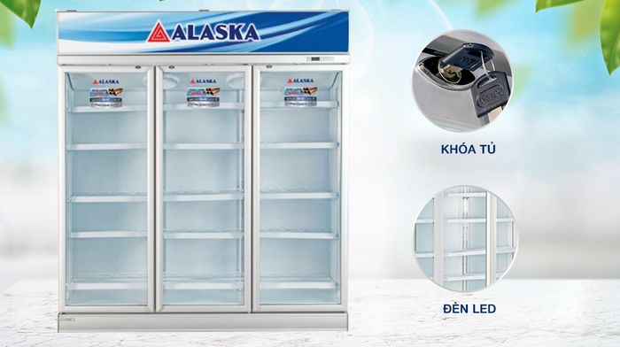 Tủ mát Alaska 1500 lít LC-1500C3 - Tiện ích