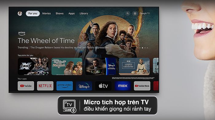 Google Tivi OLED Sony AI 4K 55 inch K-55XR80M2 - Tiện ích