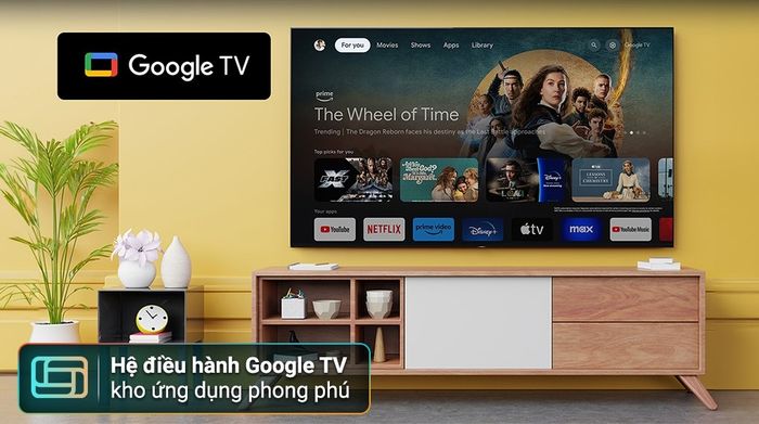 Google Tivi Mini LED Sony AI 4K 55 inch K-55XR50 - Hệ điều hành
