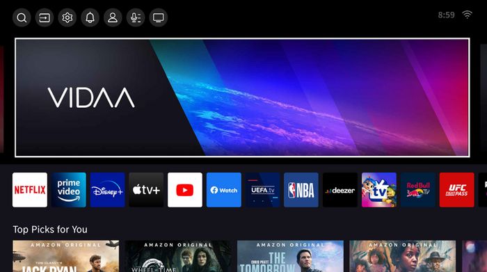 Smart Tivi Toshiba AI 4K 55 inch 55C350RP - Hệ điều hành