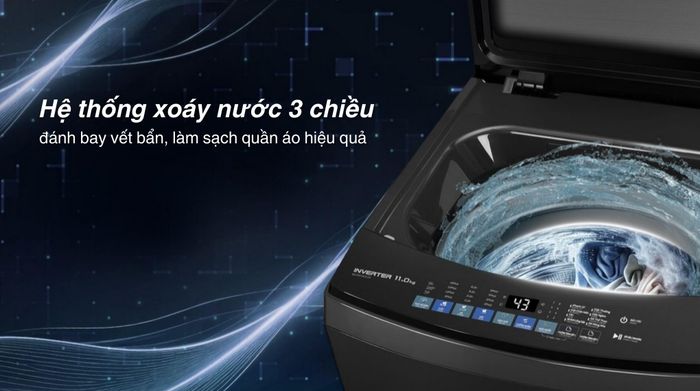 Máy giặt Sharp Inverter 11 kg ES-TM110CD-DS - Công nghệ giặt