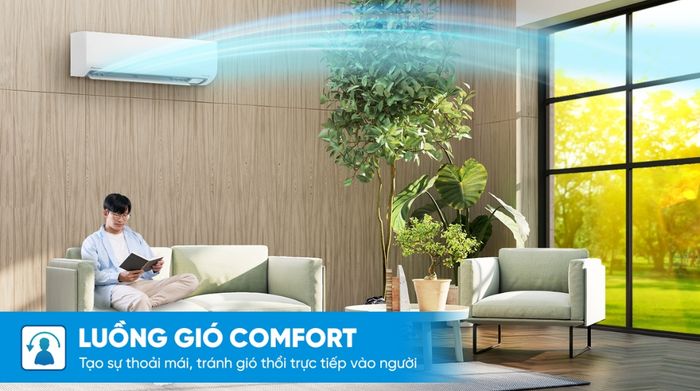 Máy lạnh Daikin Inverter 1 HP ATKB25ZVMV - Cơ chế thổi gió