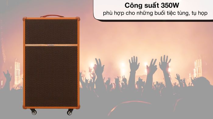Công suất - Loa kéo Sumico Touring 15 350W
