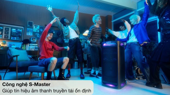 Loa kéo karaoke Sony ULT Tower 9 SRS-ULT900/CSP6 800W - Công nghệ âm thanh