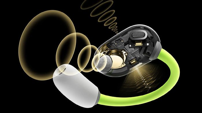 Tai nghe Bluetooth Open-Ear TWS Baseus Eli Sport 1 - Chống ồn tốt
