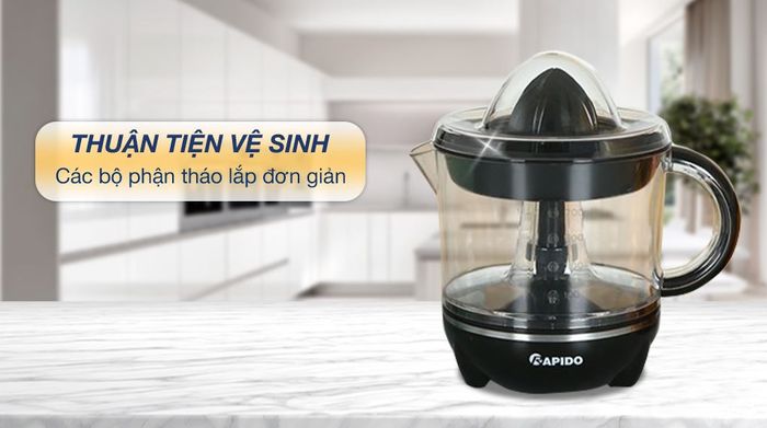 Máy vắt cam Rapido ROJ-40 - Dễ tháo lắp