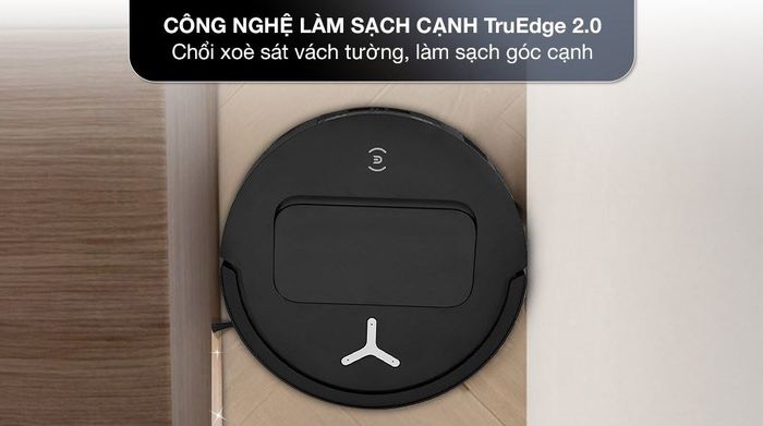 Robot hút bụi lau nhà Ecovacs Deebot T50 Pro OMNI - Đen - Công nghệ làm sạch cạnh TruEdge