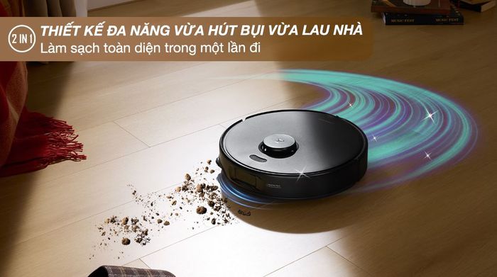 Thiết kế - Robot hút bụi lau nhà Roborock Q Revo 5V1 - Đen