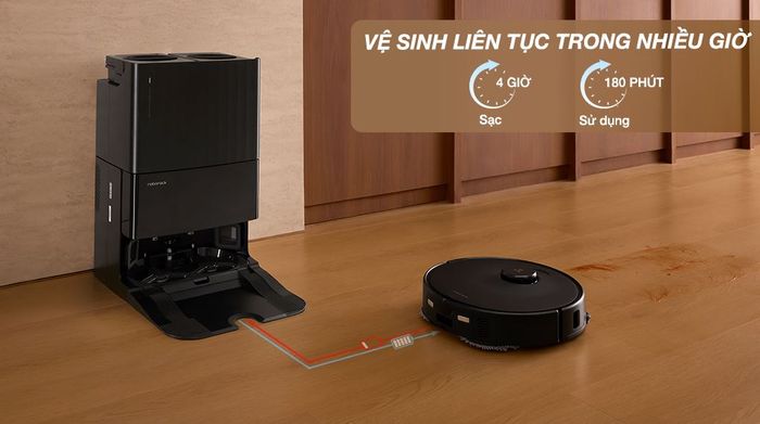 Dung lượng pin - Robot hút bụi lau nhà Roborock Q Revo 5V1 - Đen