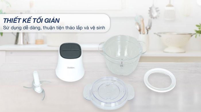 Máy xay thịt Delites MC390E-N 400W 1.2 lít - Thiết kế