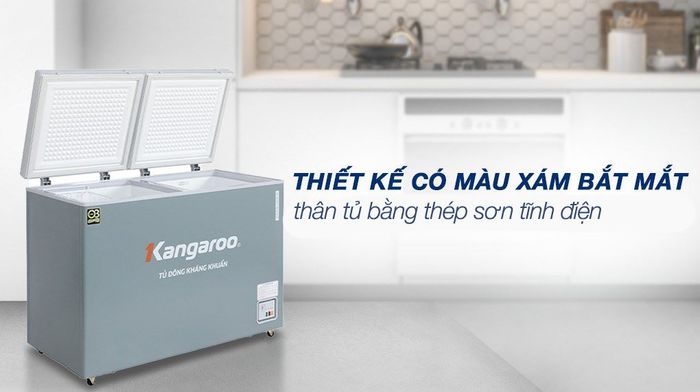Tủ đông Kangaroo 252 lít KGFZ312NK2 - Thiết kế