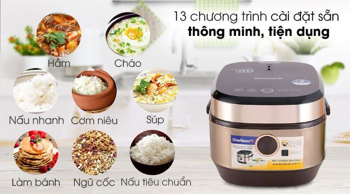 Nồi cơm cao tần BlueStone 1.5 lít RCB-5988 - Chức năng